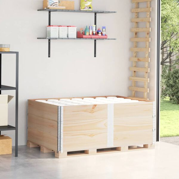 vidaXL Paletové ohrádky 3 ks 150x100 cm borovicový masív