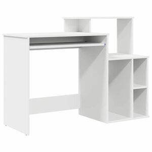 vidaXL St&ocirc;l Biela 120,5 x 44 x 88,5 cm Kompozitn&eacute; drevo