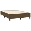 vidaXL Boxspring posteľ s matracom tmavohned&aacute; 140x200 cm l&aacute;tka
