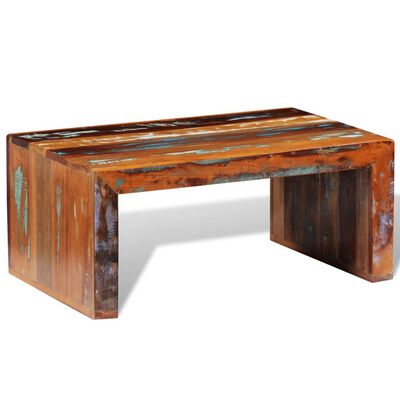 vidaXL Konferenčný stolík, recyklované drevo