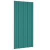 vidaXL Strešné panely 36 ks pozinkovaná oceľ zelené 100x45 cm