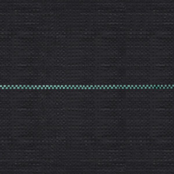 vidaXL Tkanina proti burine PP 1x200 m čierna