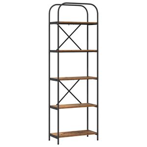 vidaXL Reg&aacute;l na knihy Star&eacute; drevo 60 x 30 x 183 cm Kompozitn&eacute; drevo