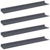 vidaXL Z&aacute;vesn&aacute; polica N&aacute;stenn&yacute; 4 pcs Antracit 60 x 8,5 x 2,5 cm Oceľ