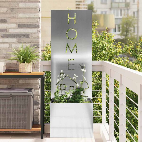 vidaXL Z&aacute;hradn&aacute; clona na s&uacute;kromie Rezac&iacute; Strieborn&aacute; 50 x 140 cm