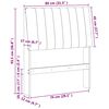vidaXL Čal&uacute;nen&eacute; čelo postele Tmavo &scaron;ed&aacute; 80 cm Mas&iacute;vne borovicov&eacute; drevo