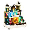 vidaXL Vianočn&aacute; dedinka so saňami SALO 19 x 13 x 24 cm Živica
