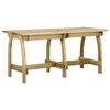 vidaXL Z&aacute;hradn&yacute; st&ocirc;l 160x74x75 cm impregnovan&eacute; borovicov&eacute; drevo