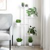 vidaXL 5-poschodov&yacute; stojan na kvety 43x22x98 cm biely kovov&yacute;