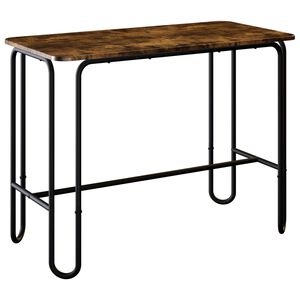 vidaXL Jed&aacute;lensk&yacute; st&ocirc;l 100 x 50 x 75 cm Kompozitn&eacute; drevo Dymov&yacute; dub