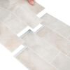 vidaXL Subway dlažba 10 pcs Béžový mramor 29.4 x 21.4 cm