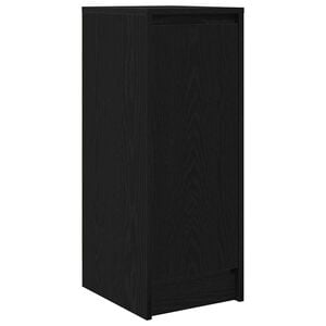 vidaXL Komoda dub čierny 29,5x34x76 cm kompozitn&eacute; drevo
