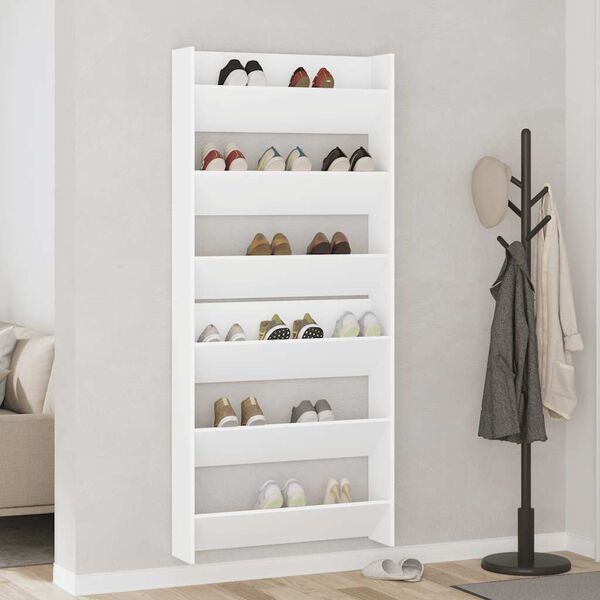 vidaXL N&aacute;stenn&eacute; skrinky na top&aacute;nky 2 ks, biele 80x18x90 cm