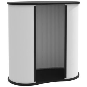 vidaXL V&yacute;stavn&yacute; pult skladac&iacute; 90x48x93 cm kompozitn&eacute; drevo