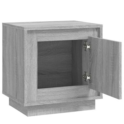 vidaXL Nočné stolíky 2 ks sivé sonoma 44x35x45 cm spracované drevo
