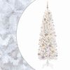 vidaXL Umel&yacute; &scaron;t&iacute;hly vianočn&yacute; stromček s vianočnou guľou 180 cm 300 LED
