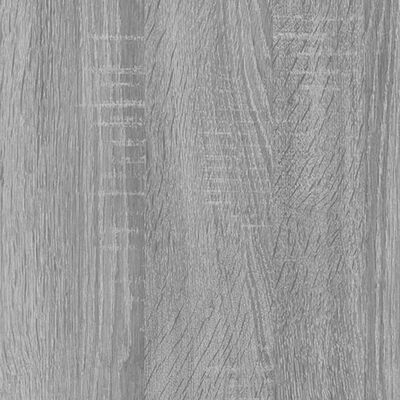 vidaXL Knižnica/TV skrinka sivá sonoma 36x30x143 cm spracované drevo