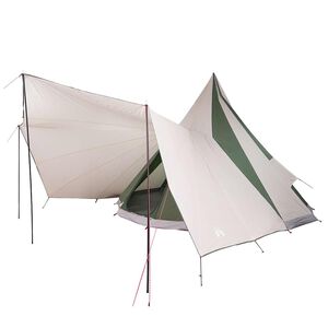 vidaXL Tipi stan so strechou Zelen&aacute; 510 x 690 x 330 cm taft