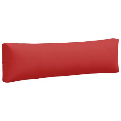 vidaXL Podložky na paletovú pohovku 2 ks červené látka
