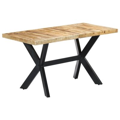 vidaXL Jedálenský stôl 140x70x75 cm masívne mangovníkové drevo