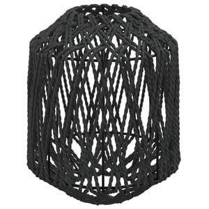 vidaXL Tienidlo na lampu čierne &Oslash;23x28 cm železo a papier