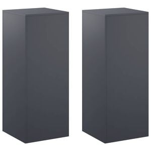 vidaXL Stojan na rastliny 2 pcs Antracitov&aacute; 40 x 40 x 100 cm
