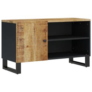 vidaXL TV skrinka 80x33x46 cm mas&iacute;vny mangovn&iacute;k a spracovan&eacute; drevo