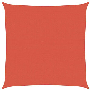 vidaXL Tieniaca plachta 160 g/m&sup2; tehlovočerven&aacute; 7x7 m HDPE