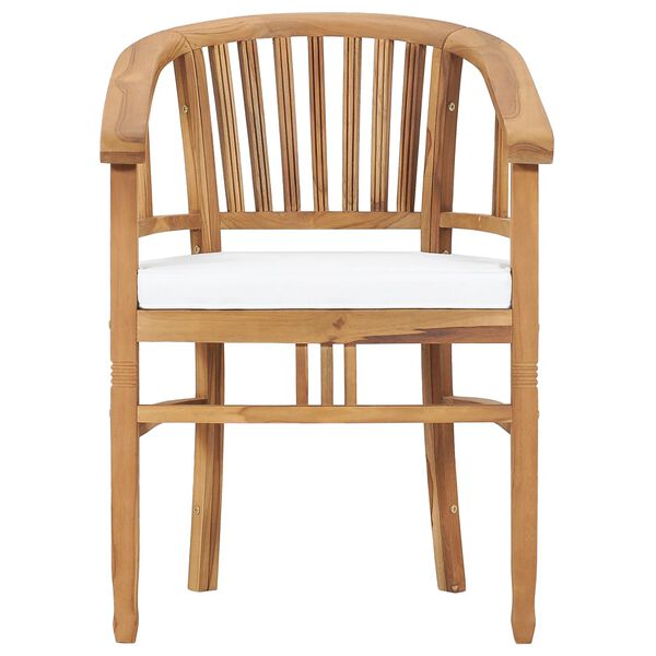 vidaXL 3-dielna z&aacute;hradn&aacute; jed&aacute;lensk&aacute; s&uacute;prava s podložkami teakov&yacute; mas&iacute;v