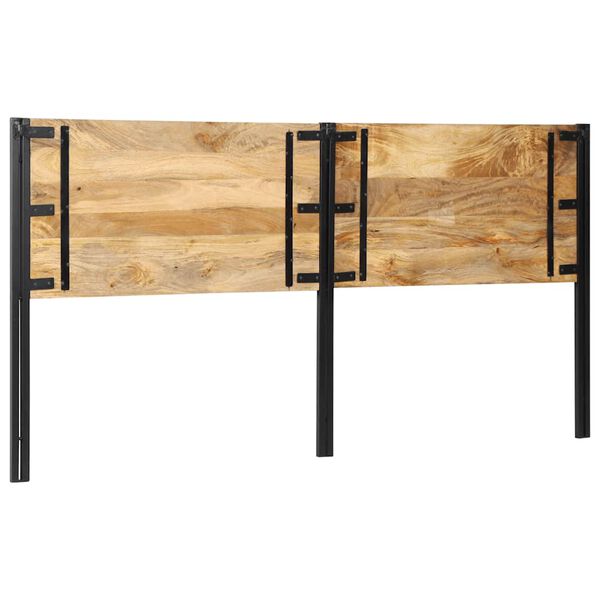 vidaXL Čelo 200 cm z mas&iacute;vneho dreva mango a železo