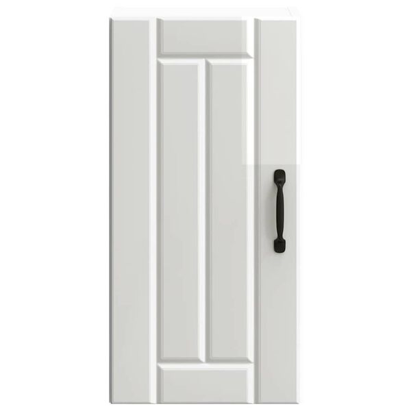 vidaXL Kuchynsk&aacute; n&aacute;stenn&aacute; skrinka Lucca leskl&aacute; biela, kompozitn&eacute; drevo