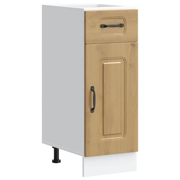 vidaXL Kuchynsk&aacute; spodn&aacute; skrinka Kalmar, dub artisan, kompozitn&eacute; drevo