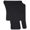 vidaXL Autokoberec 4 pcs Čierna vhodn&eacute; pre MERCEDES E 2009-2016 Guma