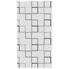 vidaXL Sprchov&aacute; roleta, 130x240 cm, &scaron;&iacute;rka l&aacute;tky 126 cm