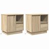 vidaXL Nočn&yacute; stol&iacute;k 2 ks Sonoma dub 50 x 34,5 x 50 cm Kompozitn&eacute; drevo