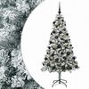 vidaXL Umel&yacute; vianočn&yacute; stromček s guľami 120 cm 150 LED Tepl&aacute; biela