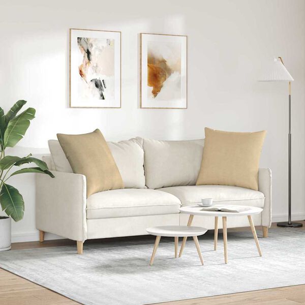 vidaXL Vankúše na pohovku 2 pcs Šedá zelená 80 x 80 cm