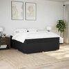 vidaXL Boxspring posteľ s matracom čierna 200x200 cm l&aacute;tka