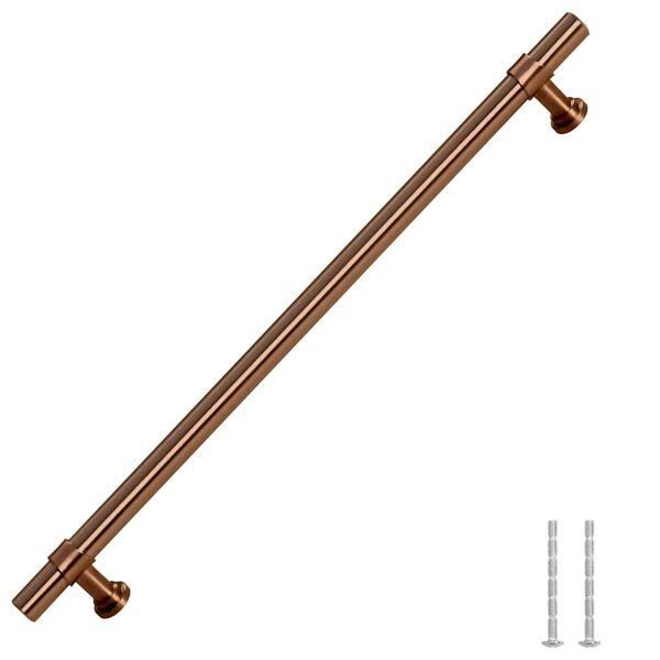 vidaXL Rukov&auml;te na skrinku 5 ks bronzov&eacute; 480 mm nehrdzavej&uacute;ca oceľ