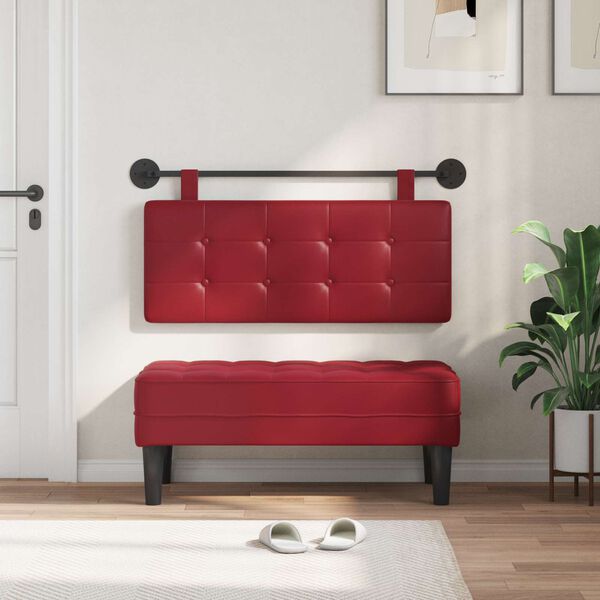 vidaXL Z&aacute;vesn&aacute; Čel&aacute; N&aacute;stenn&yacute; Umel&aacute; koža