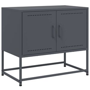 vidaXL TV skrinka antracitov&aacute; 68,5x39x60,5 cm oceľ