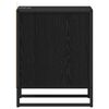vidaXL Nočn&yacute; stol&iacute;k Čierny dub 39,5 x 30 x 50 cm Kompozitn&eacute; drevo