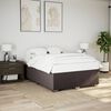 vidaXL Boxspring posteľ s matracom tmavohned&aacute; 140x200 cm l&aacute;tka