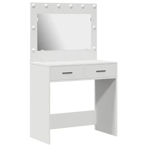 vidaXL Toaletn&yacute; stol&iacute;k Biela 78,5 x 41 x 135 cm Kompozitn&eacute; drevo