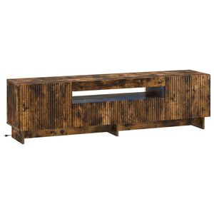 vidaXL LED TV kabinet EDE 153 x 35 x 43 cm Dymov&yacute; dub Kompozitn&eacute; drevo