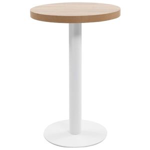 vidaXL Bistro stol&iacute;k bledohned&yacute; 50 cm MDF