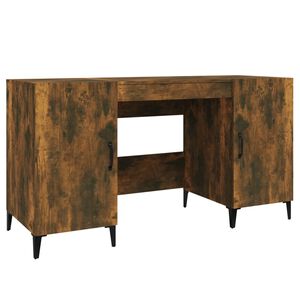 vidaXL St&ocirc;l dymov&yacute; dub 140x50x75 cm spracovan&eacute; drevo