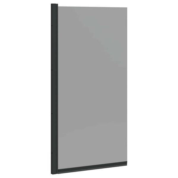 Sprchov&aacute; clona do k&uacute;peľne Čierna 68 x 130 cm Tvrden&eacute; sklo