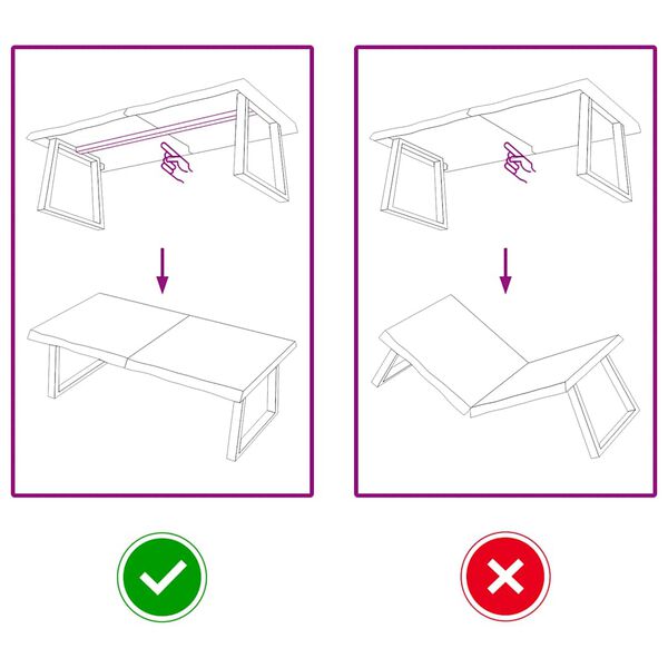 vidaXL Stolov&aacute; doska bledohned&aacute; 120x50x(2-6) cm o&scaron;etren&yacute; mas&iacute;vny dub