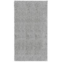 vidaXL Chlpatý koberec s vysokým vlasom moderný sivý 60x110 cm